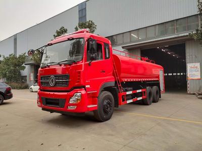 東風天龍后八輪消防灑水車